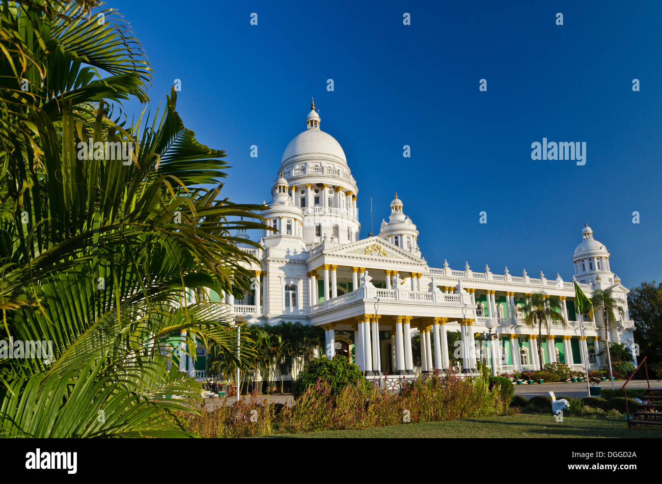 Lalitha Mahal Palace Hotel outside of Mysore, India, Asia Stock Photo