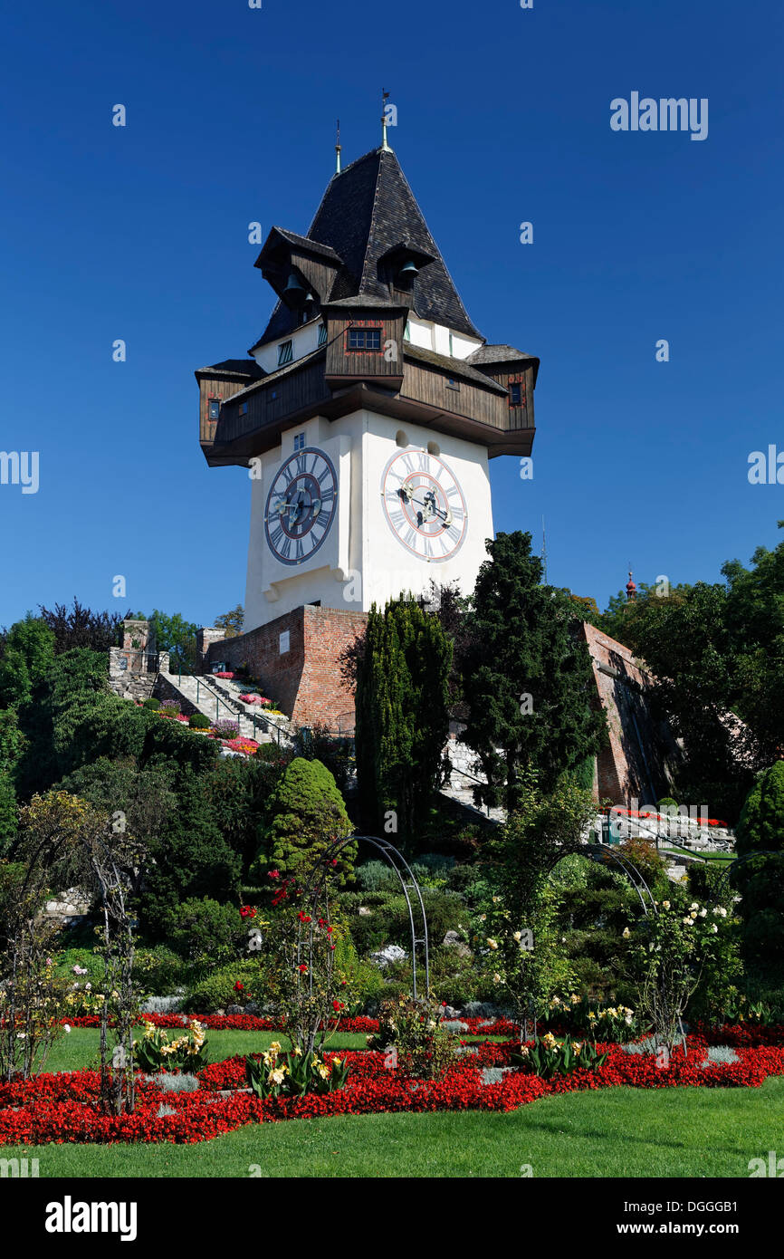 The graz clock tower hi-res stock photography and images - Alamy