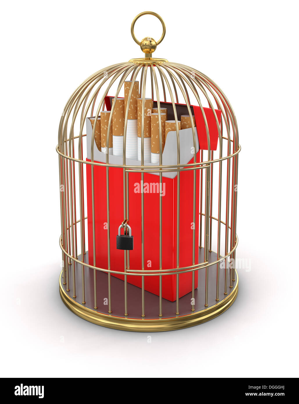 Open cigarette pack hi-res stock photography and images