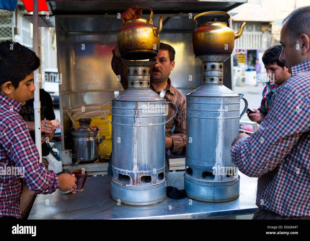 Tea Shop, Marivan, Iran Stock Photo - Alamy