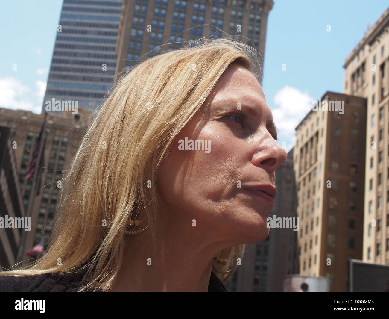 Attractive middle aged blonde woman hi-res stock photography and images ...