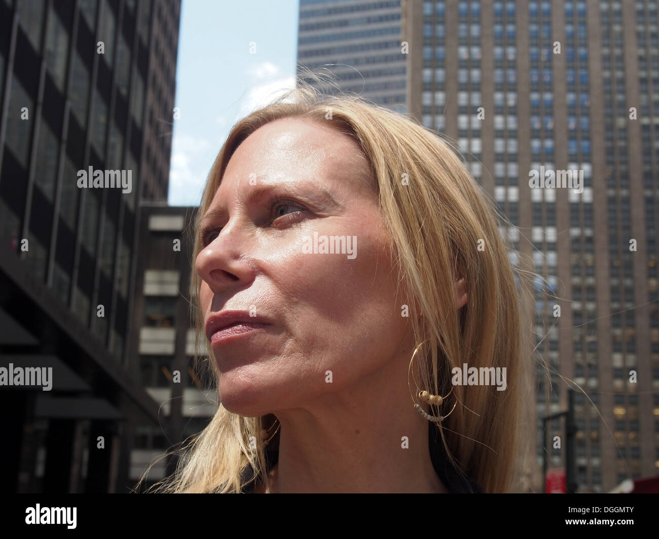 Attractive middle aged blonde woman hi-res stock photography and images ...