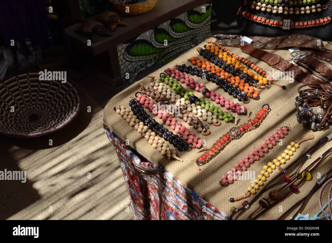 Hippie market at El Palmar, Cadiz Stock Photo