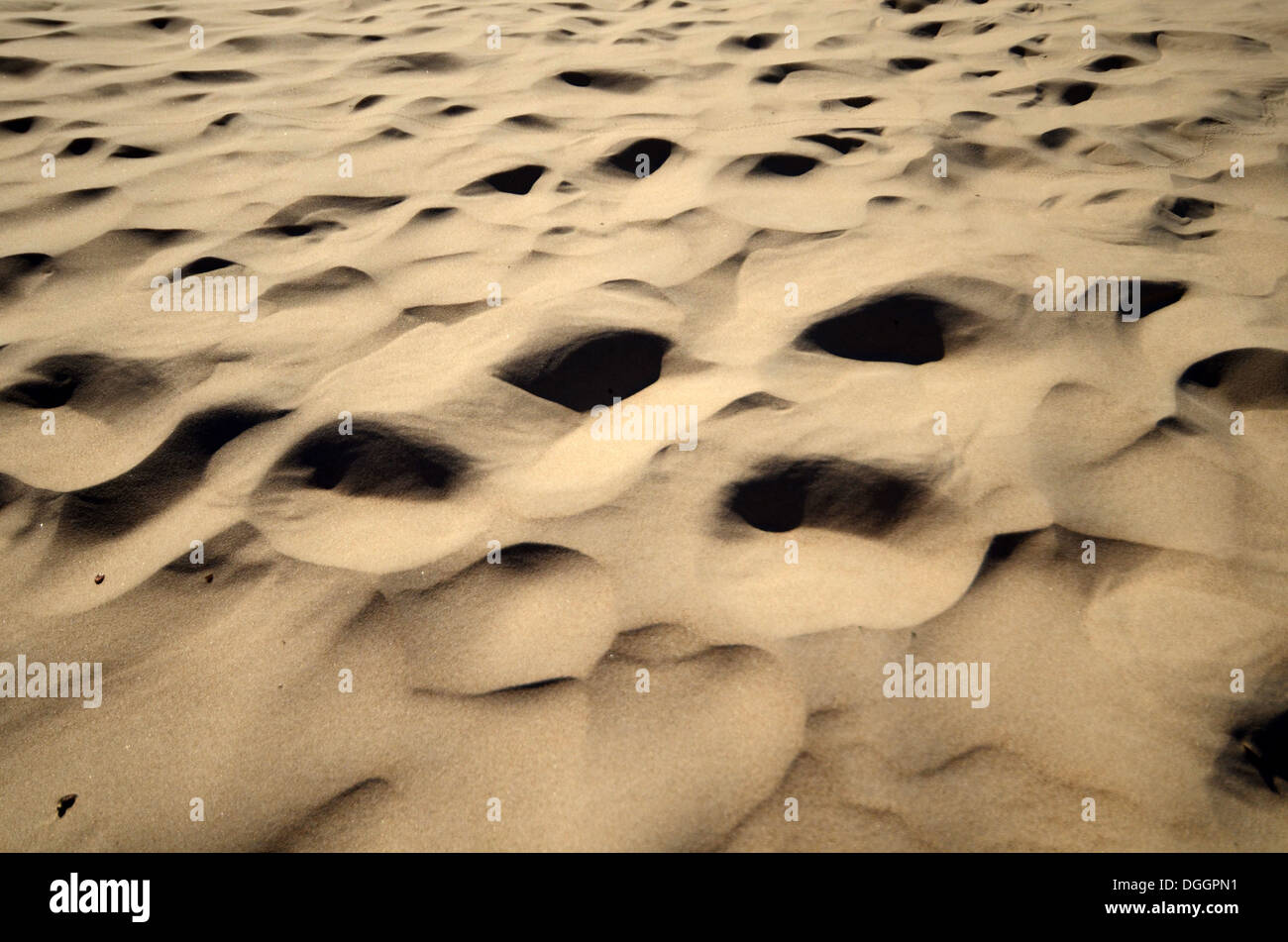 Spectacular dunes in Bolonia beach, Tarifa Stock Photo