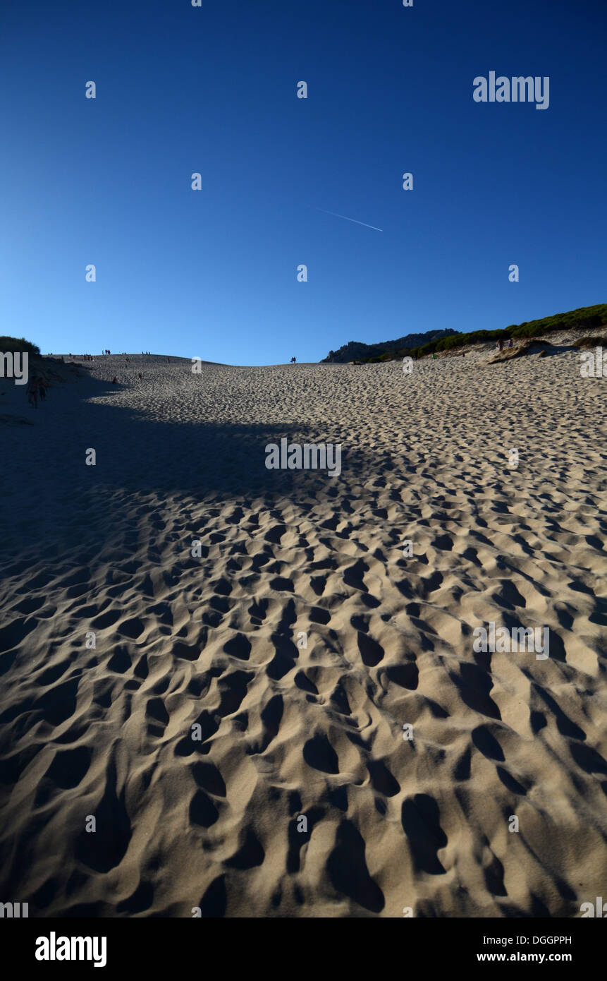 Spectacular dunes in Bolonia beach, Tarifa Stock Photo