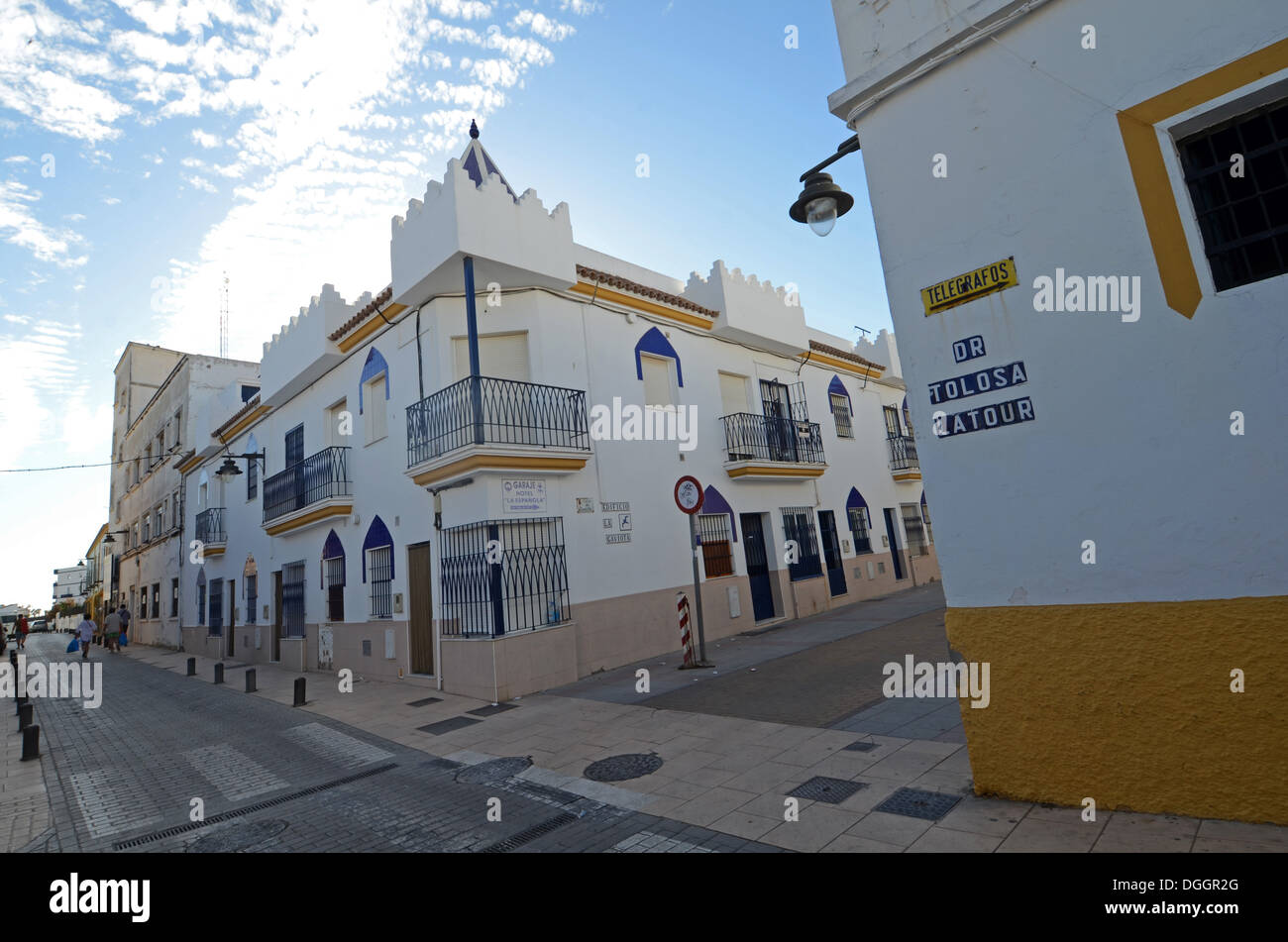 Coastal town of Chipiona, Cadiz Stock Photo