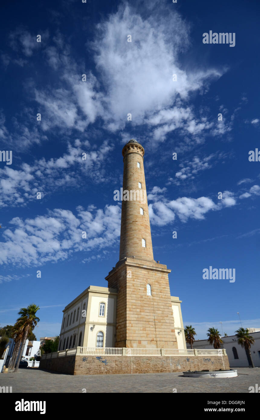 Lighthouse, Chipiona, Cadiz Stock Photo