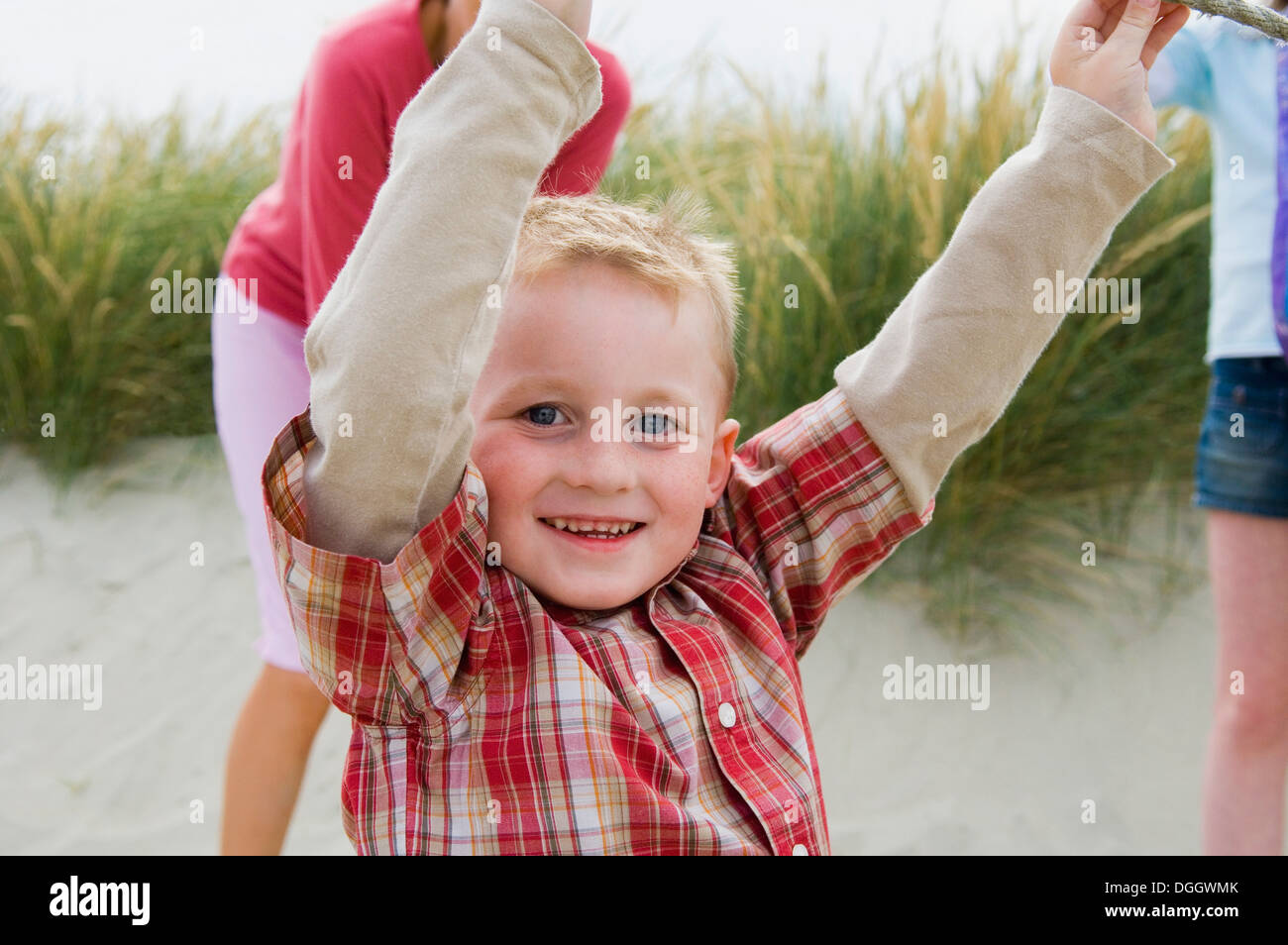 Little Boy On Holiday Stock Photo - Alamy