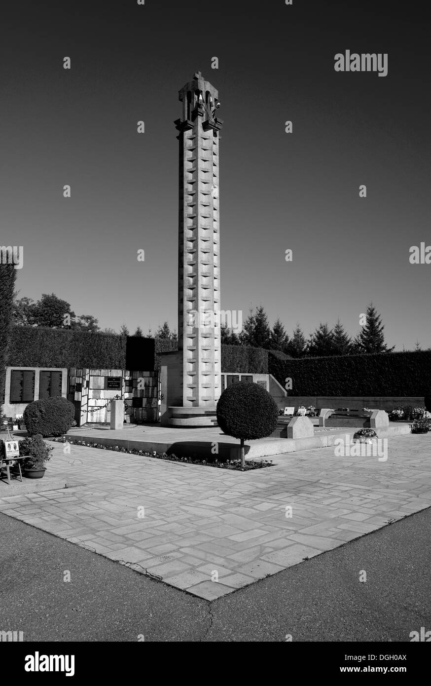 In Oradour-sur-Glane in the French Limousin, 247 women and 200 children died as a result of a brutal German reprisal. Stock Photo