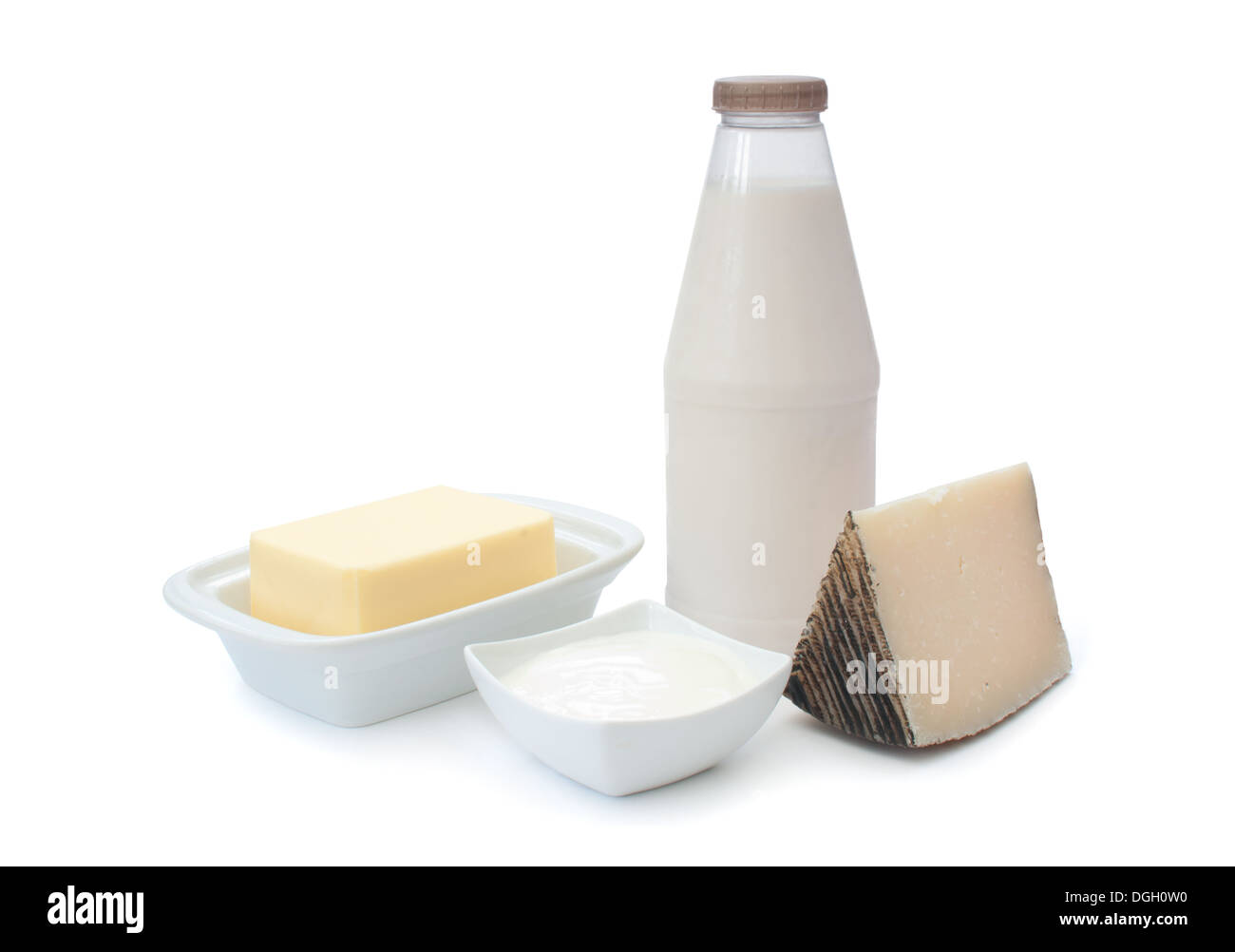 Dairy products Stock Photo