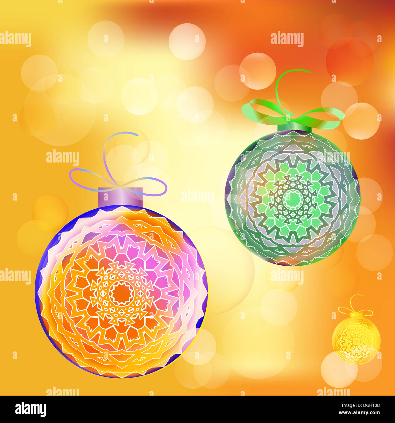 light Christmas background with light ball Stock Photo - Alamy
