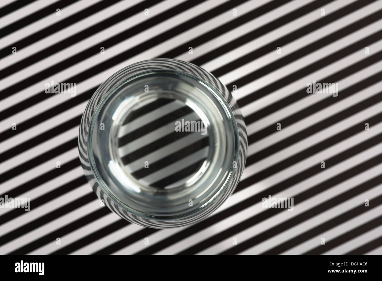 optical distortion pattern with refraction dispersion of light through ...