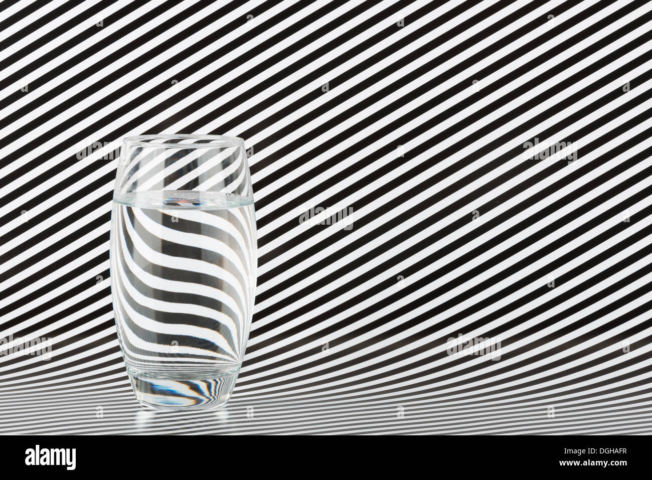 optical distortion pattern with refraction dispersion of light through ...
