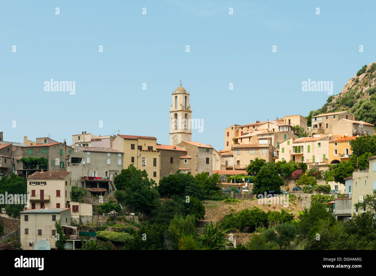 Calenzana, North Corsica, France Stock Photo