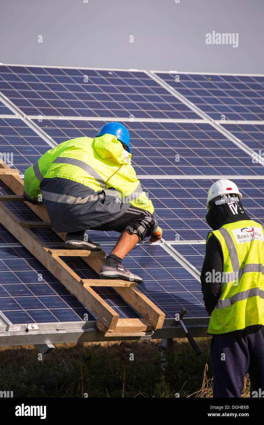 Wymeswold Solar Farm the largest solar farm in the UK at 34 MWp, based ...
