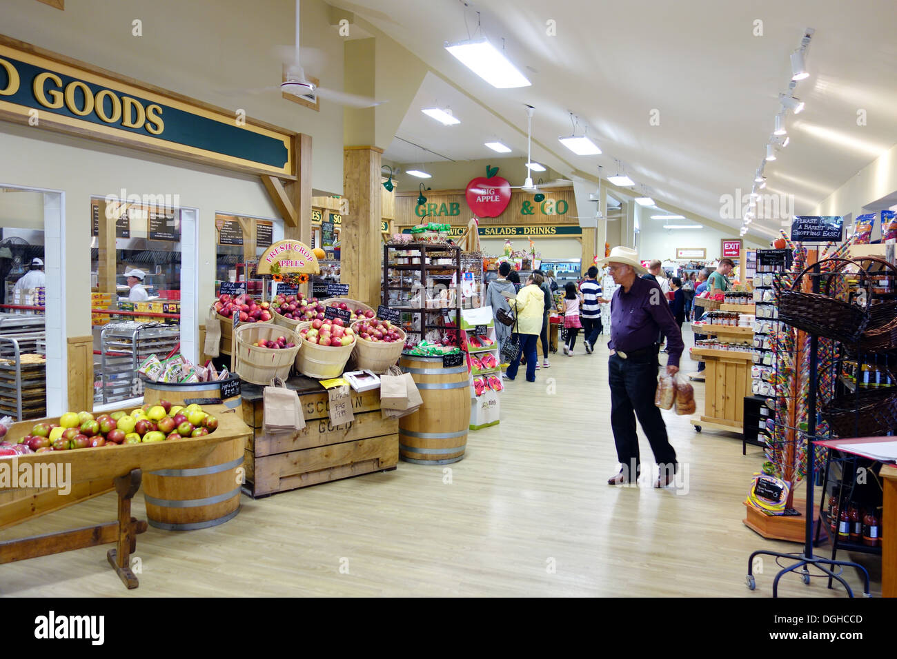 Country market in Ontario, Canada Stock Photo