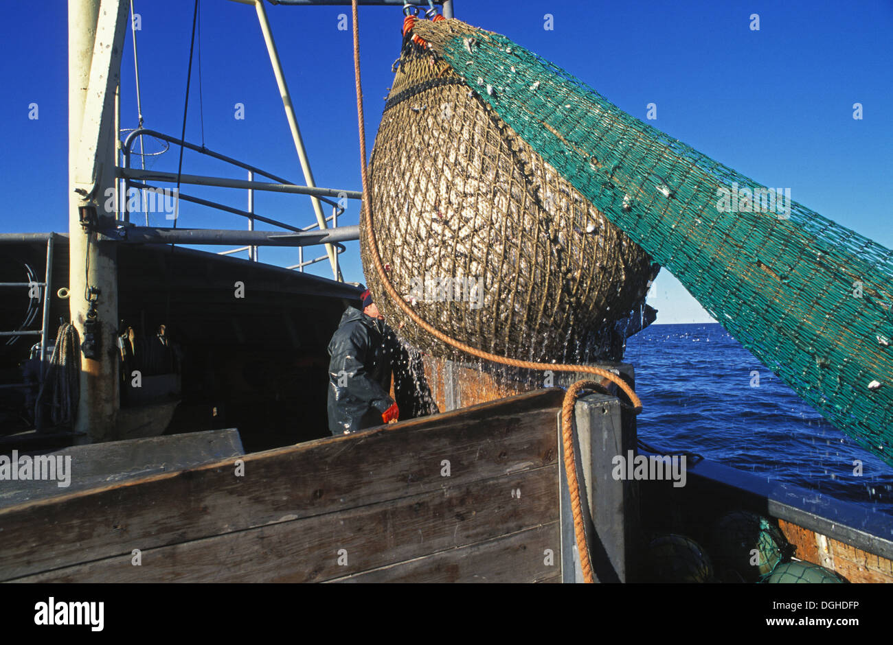 Commercial fishing nets full hi-res stock photography and images