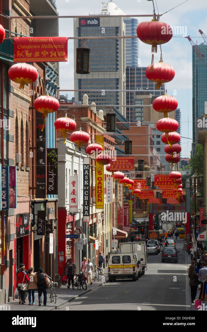 Chinatown, Melbourne, Australia Stock Photo