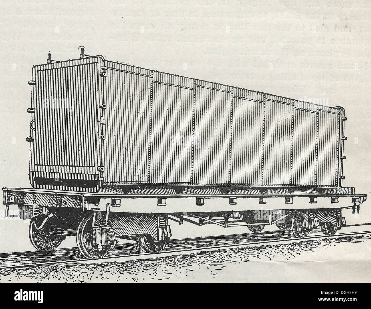 Charcoal cooler used with oven retort, circa 1907 Stock Photo Alamy