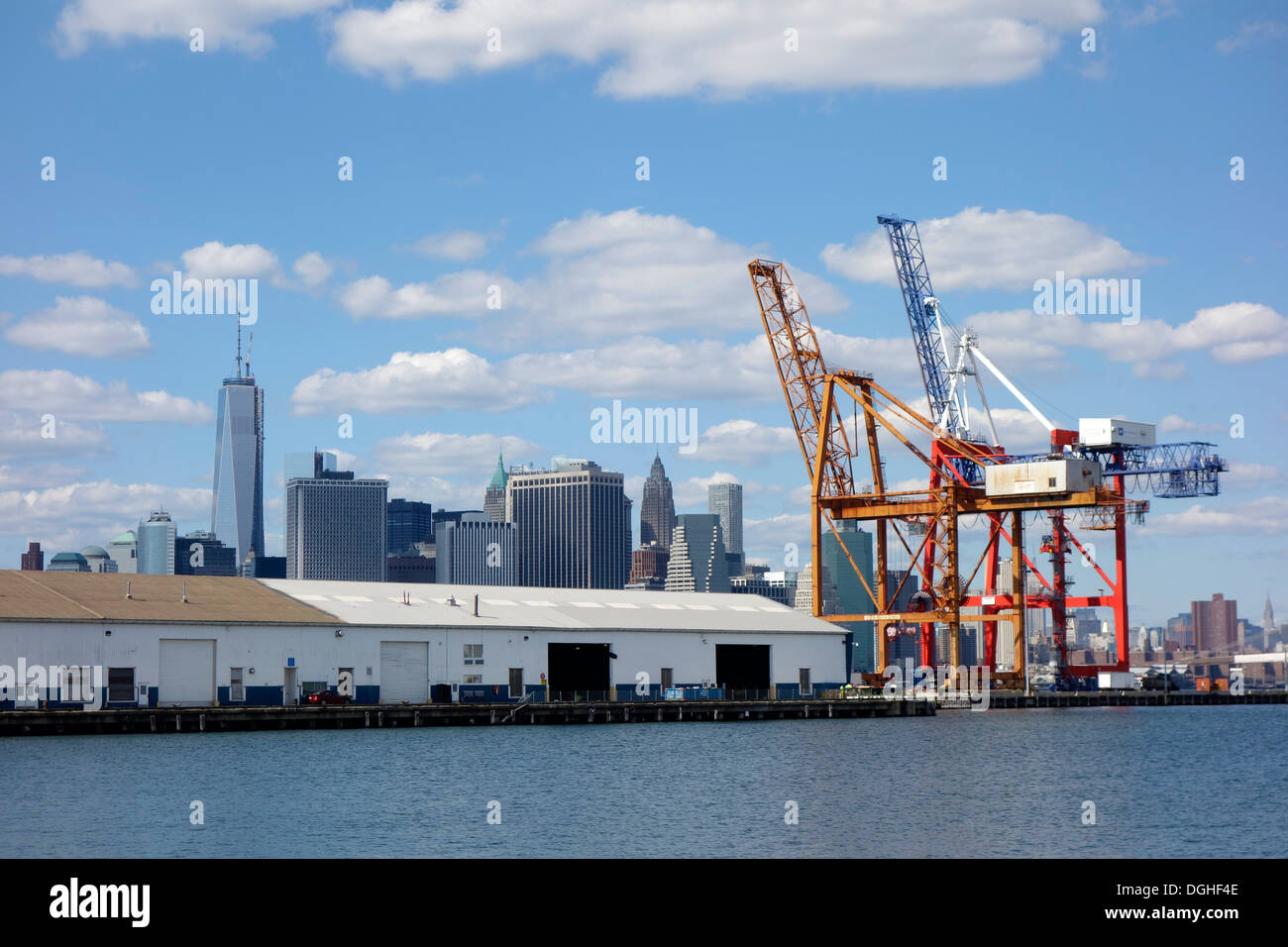 Brooklyn NY warehouses Stock Photo Alamy