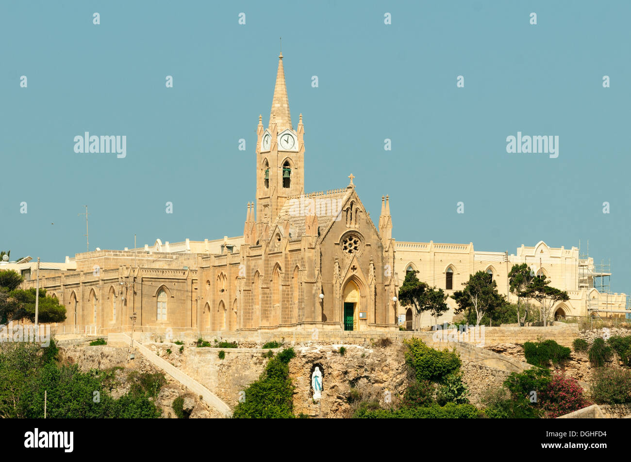 Lourdes Chapel at Mgarr, Gozo, Malta Stock Photo