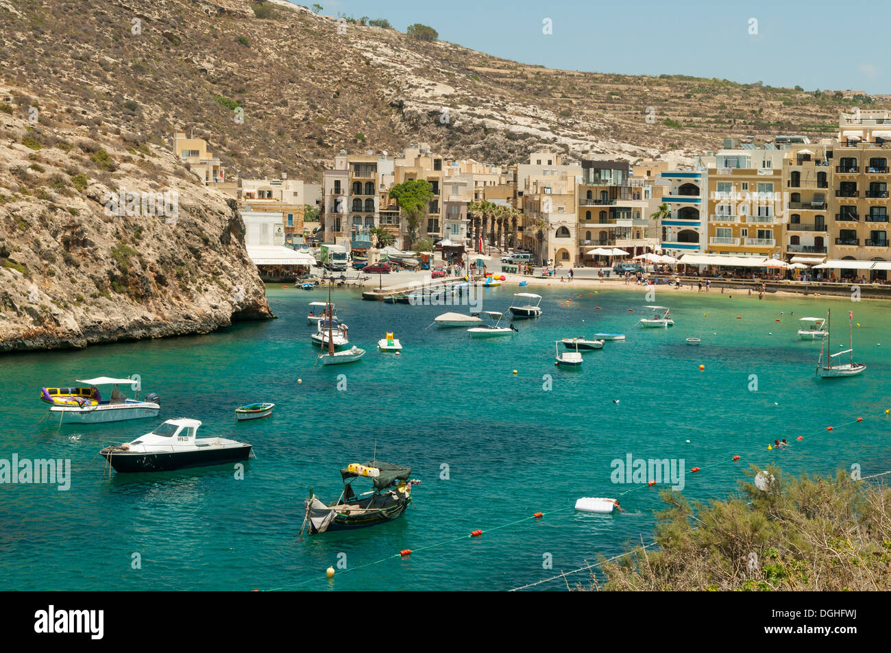 Xlendi Bay Gozo Malta Stock Photo Alamy