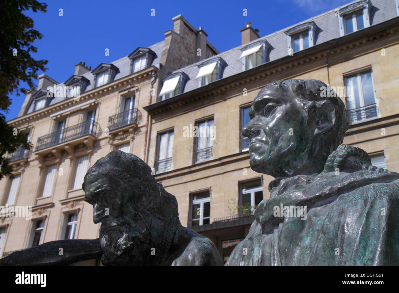 Paris France,7th arrondissement,Musée Rodin,Rodin Museum,garden,grounds,art sculpture,detail,man men male,France130818092 Stock Photo