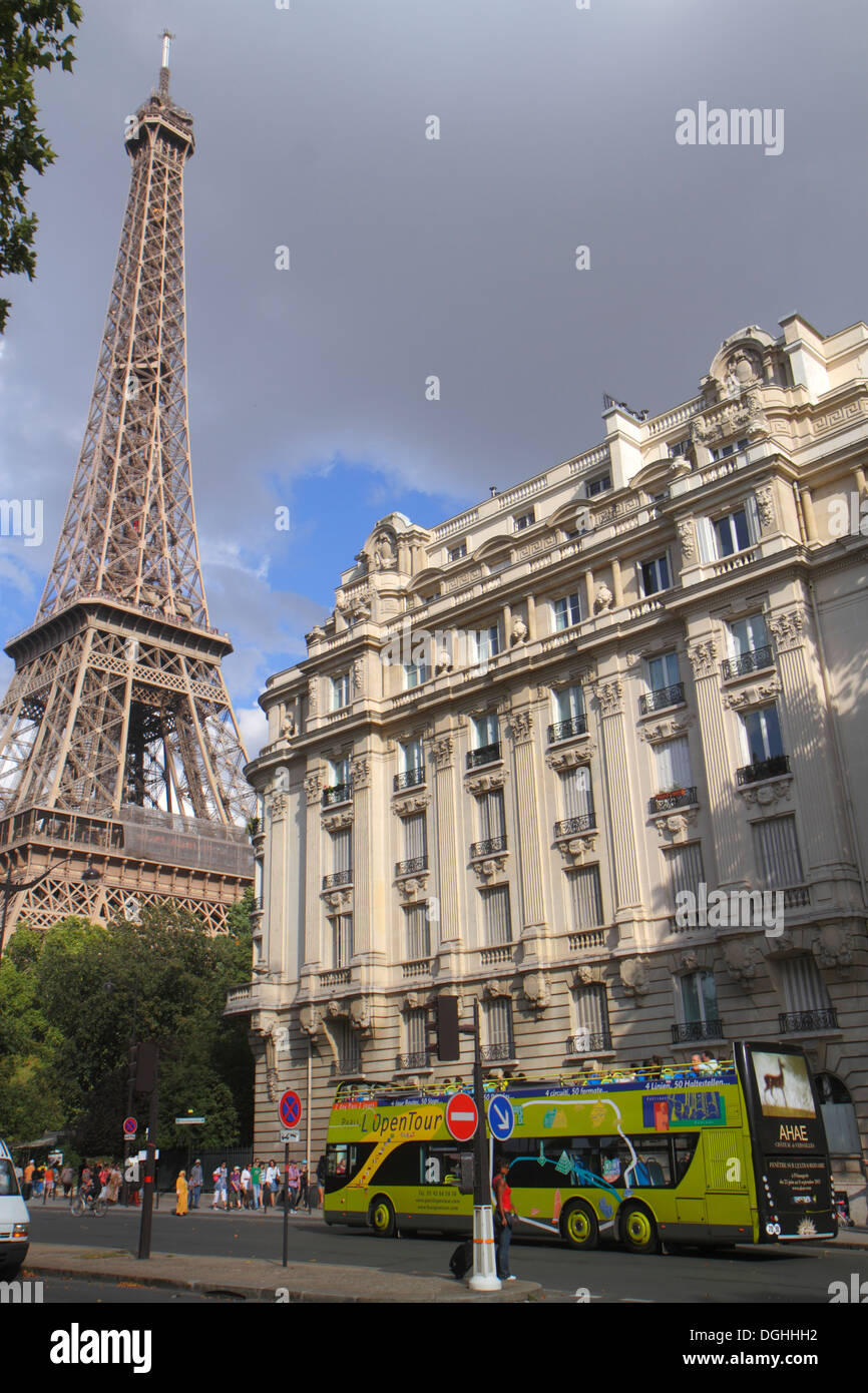 Paris France Europe French 7th arrondissement Avenue de Suffren Stock