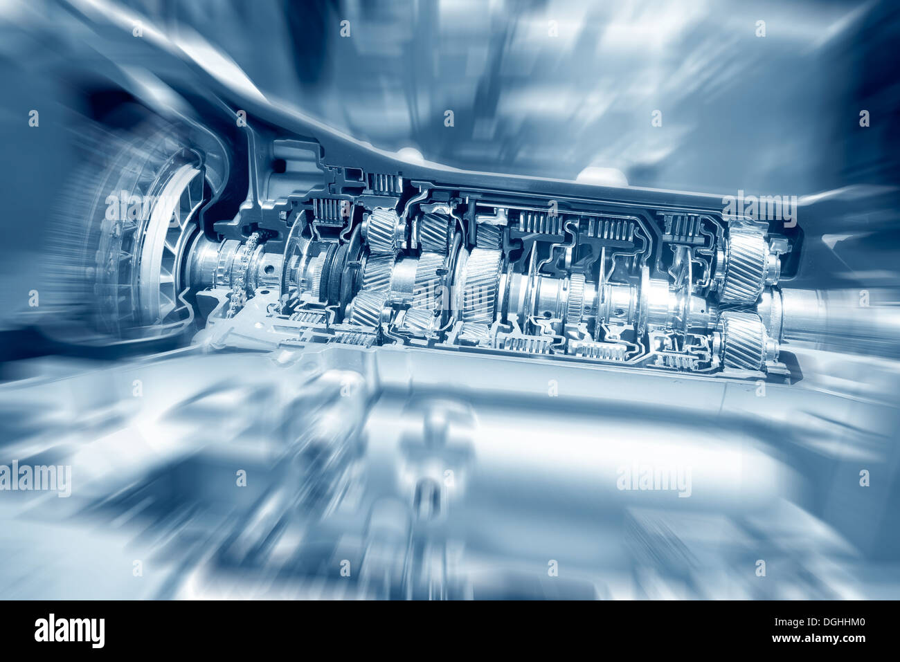 The car's engine closeup Stock Photo - Alamy