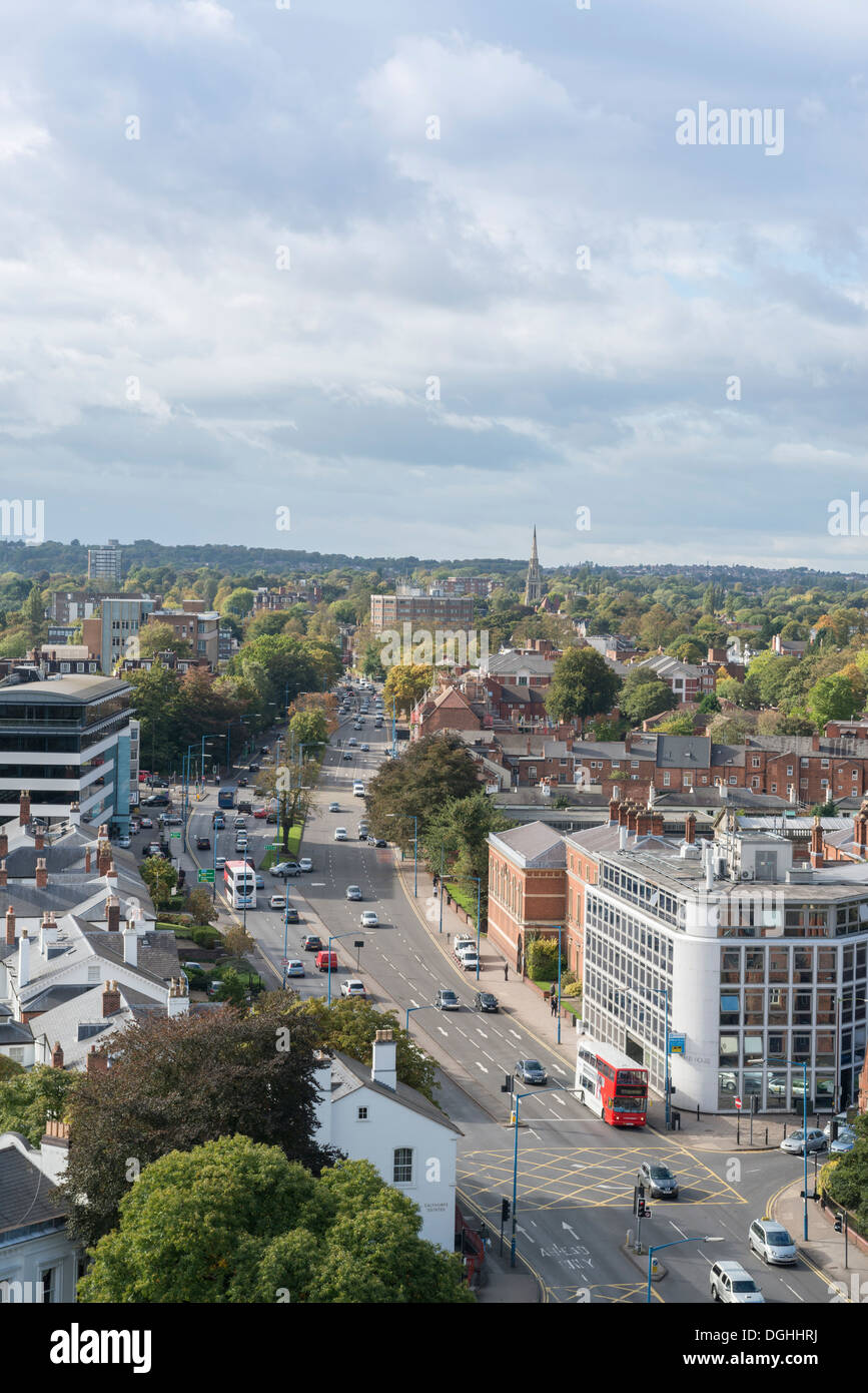 The Hagley Road, Edgbaston, Birmingham, England Stock Photo Alamy