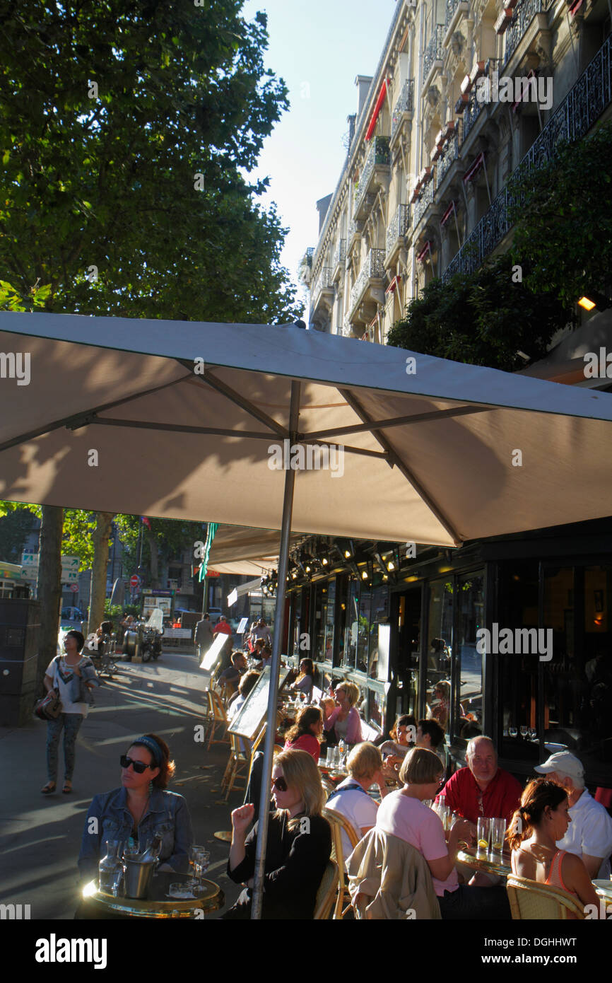 Paris France,Europe,French,8th arrondissement,Place Alma,Le Grand Corona,cafe,restaurant restaurants food dining eating out cafe cafes bistro,cuisine, Stock Photo