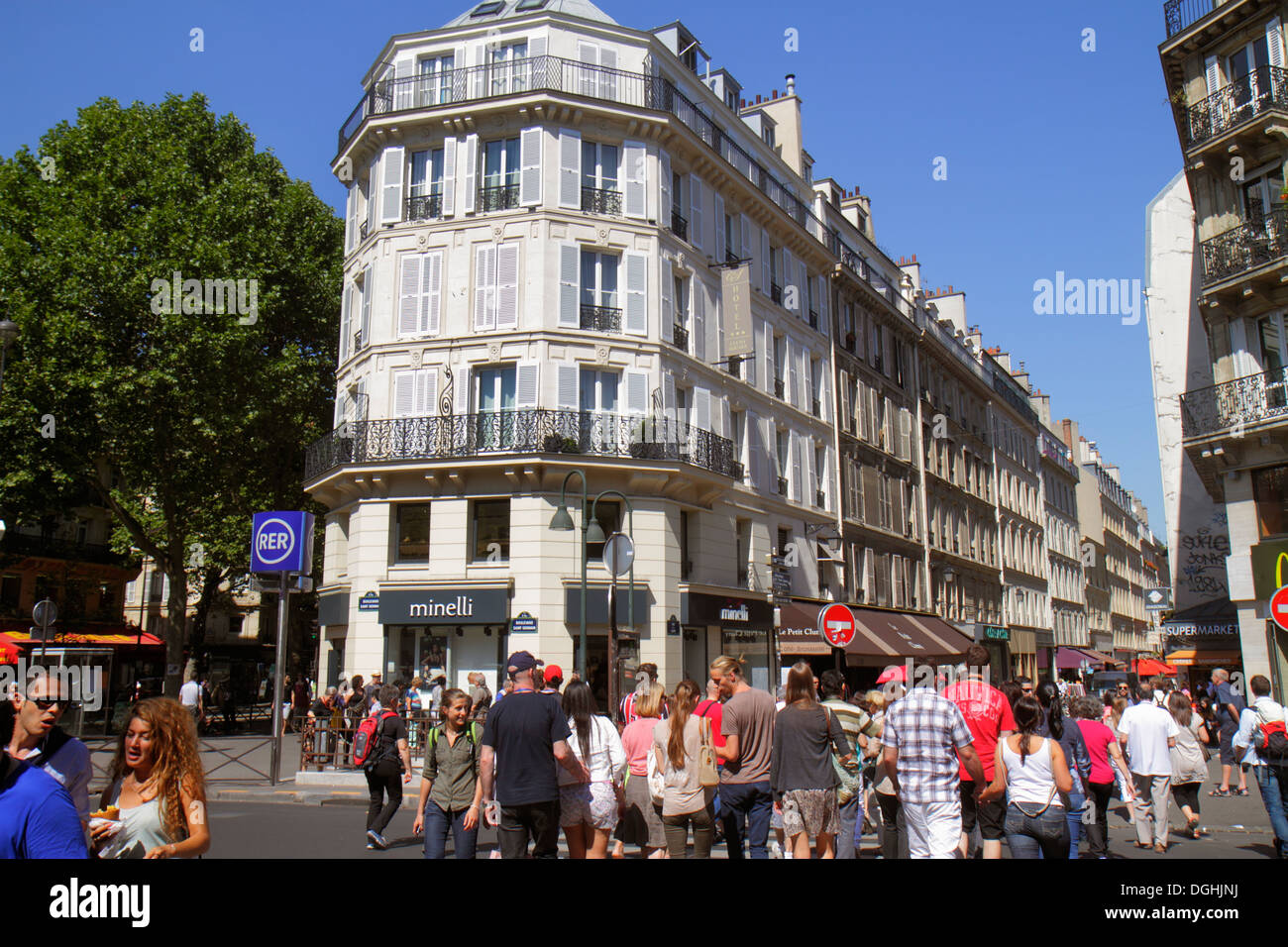 France, Europe, French, Paris, 5th arrondissement, Latin Quarter, Rive