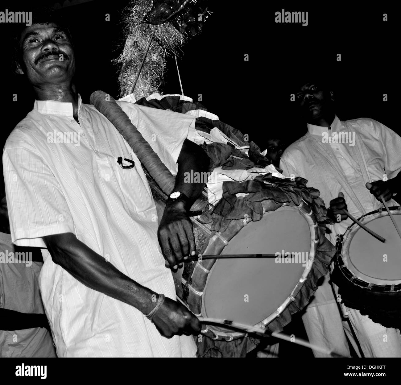 Dhak, Indian Drum, Percussion instrument, Durga Pooja, Celebrations, Indian Mythology Stock Photo