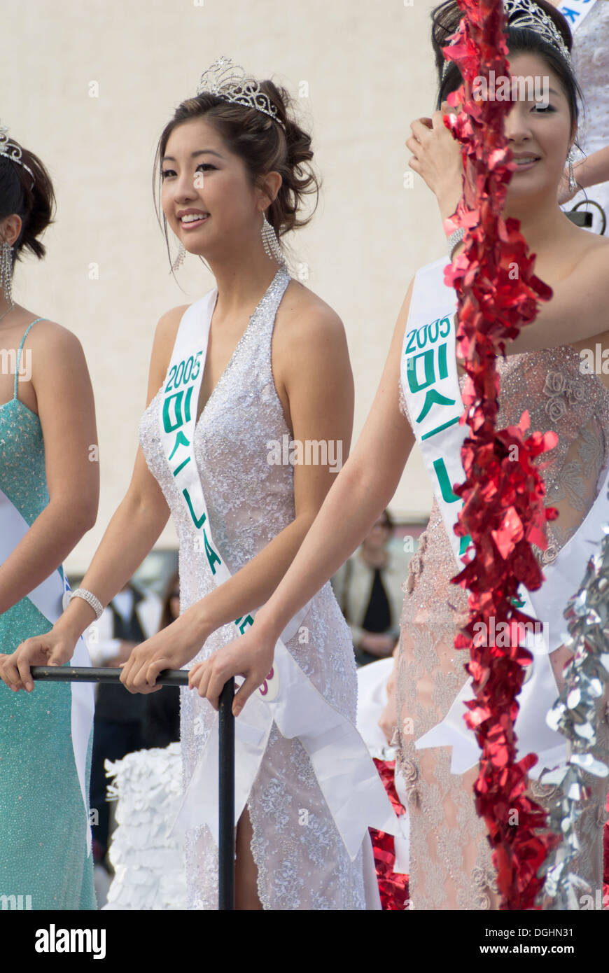 Chinese parade in downtown Los Angeles California 2006 Stock Photo Alamy