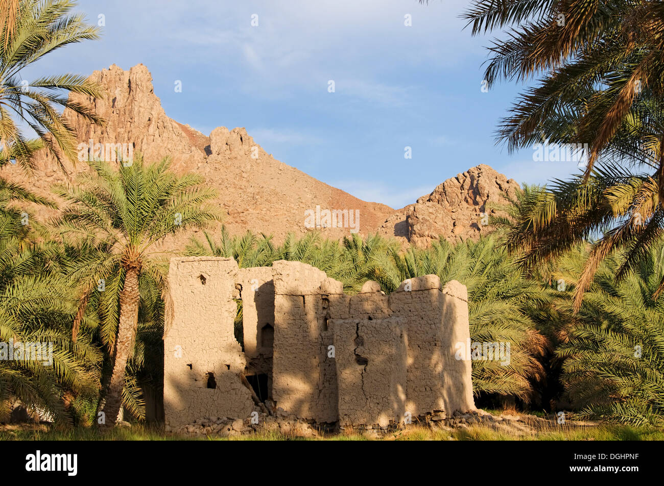 Abandoned house in Nizwa, Oman, Middle East Stock Photo