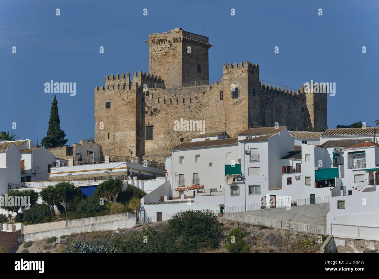 Espejo Castle,, , Spanien, Europa, Espejo, Jaén province, Andalusia, Spain Stock Photo