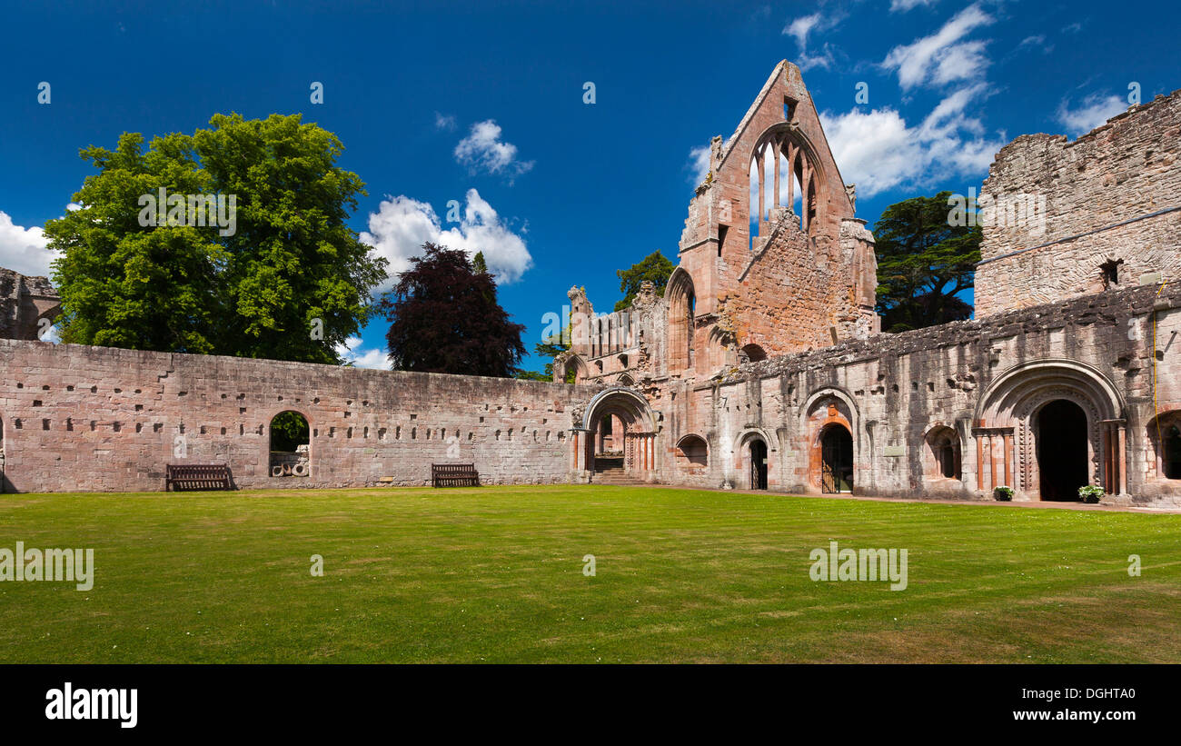 Dryburgh Abbey, St. Boswells, Borders District, Scotland, United Kingdom Stock Photo