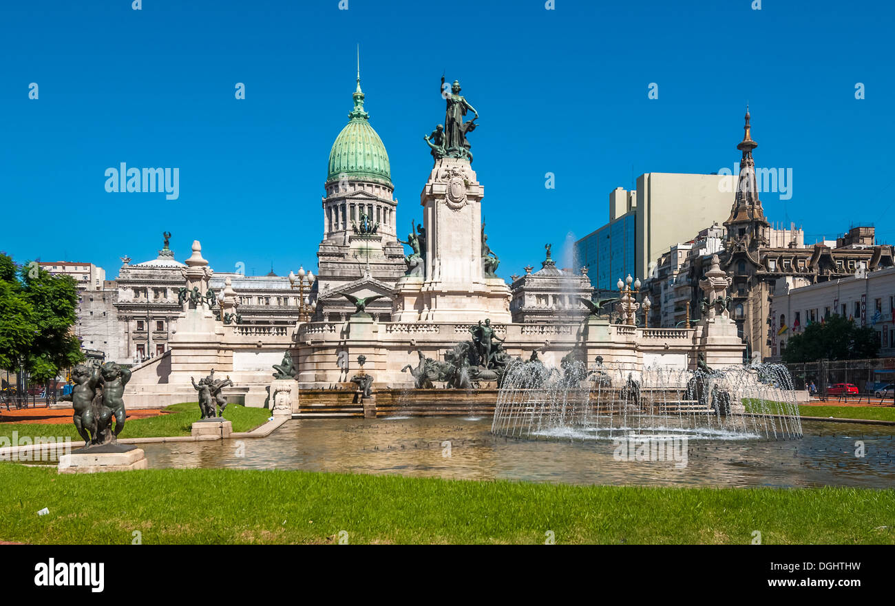 National Congress building, Buenos Aires, Argentina Stock Photo