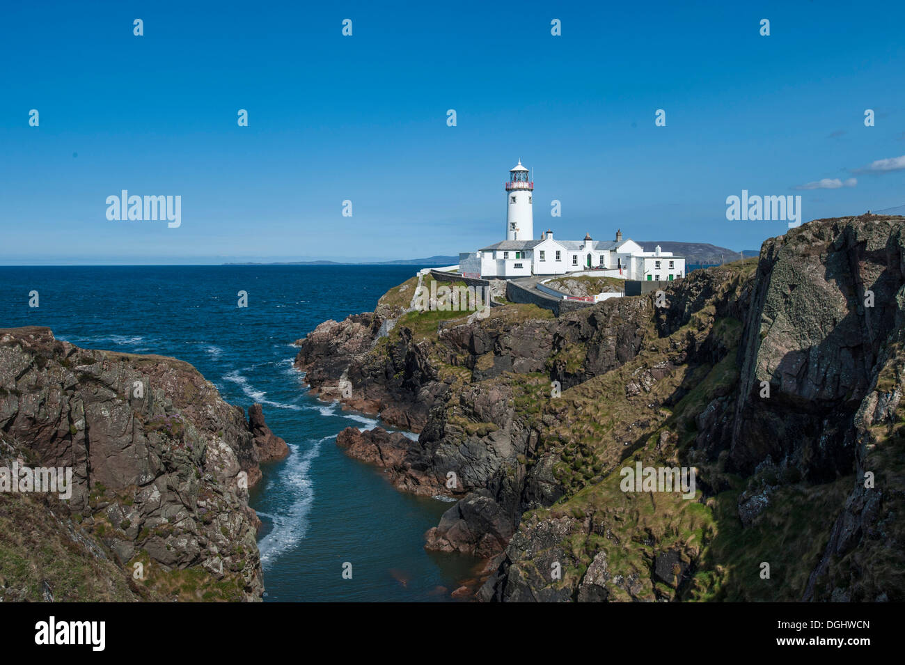 Lighthouse, Fanadhead, Donegal, Republic of Ireland, Europe Stock Photo