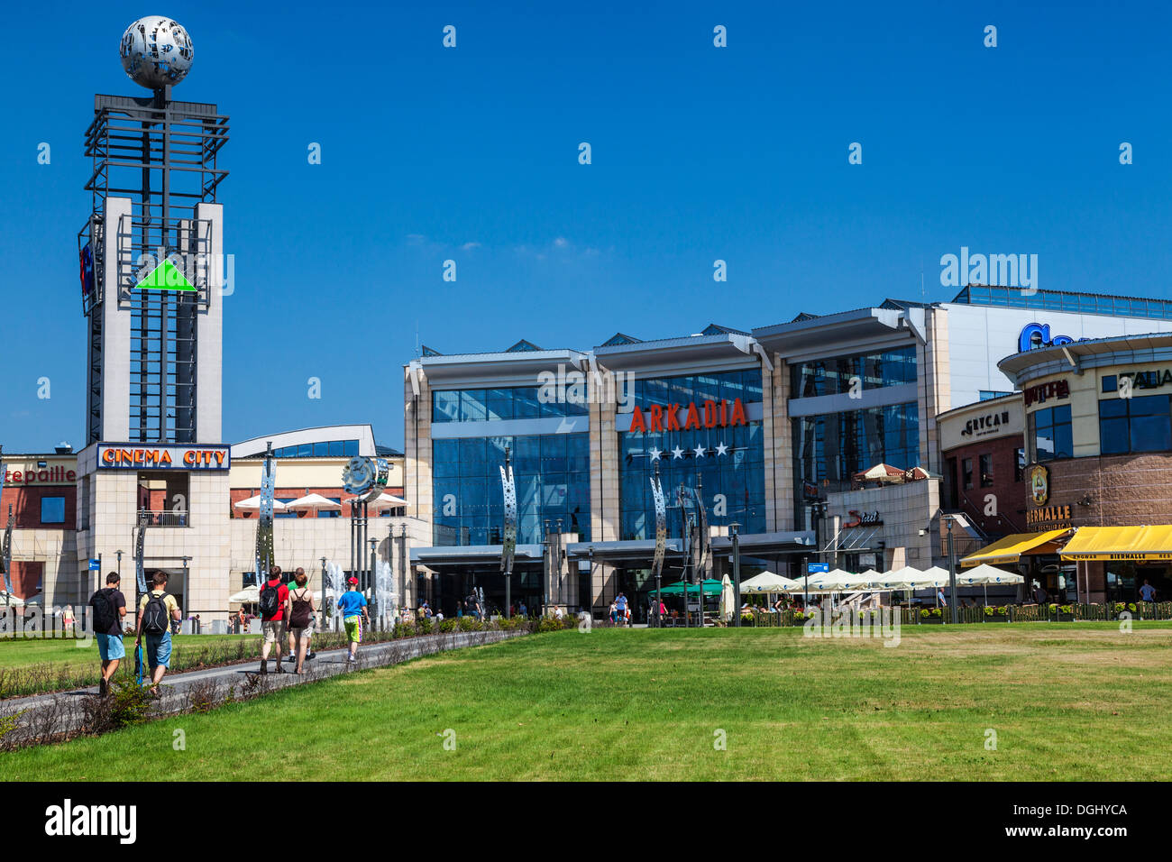 The largest urban shopping mall in europe hires stock photography and