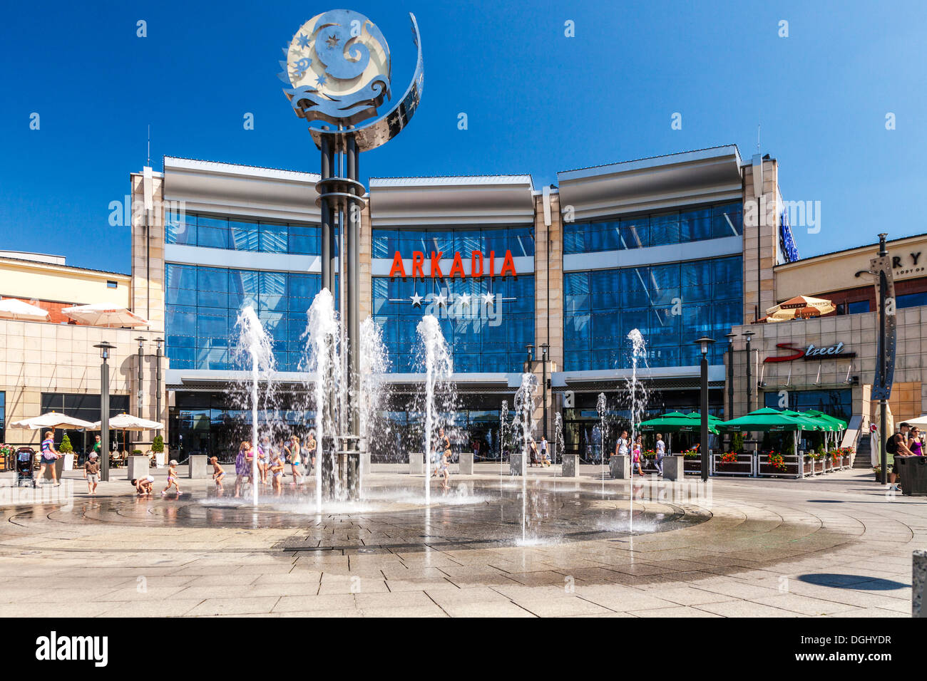 The exterior of the Arkadia shopping mall in Warsaw which is the largest in  Central Europe Stock Photo - Alamy