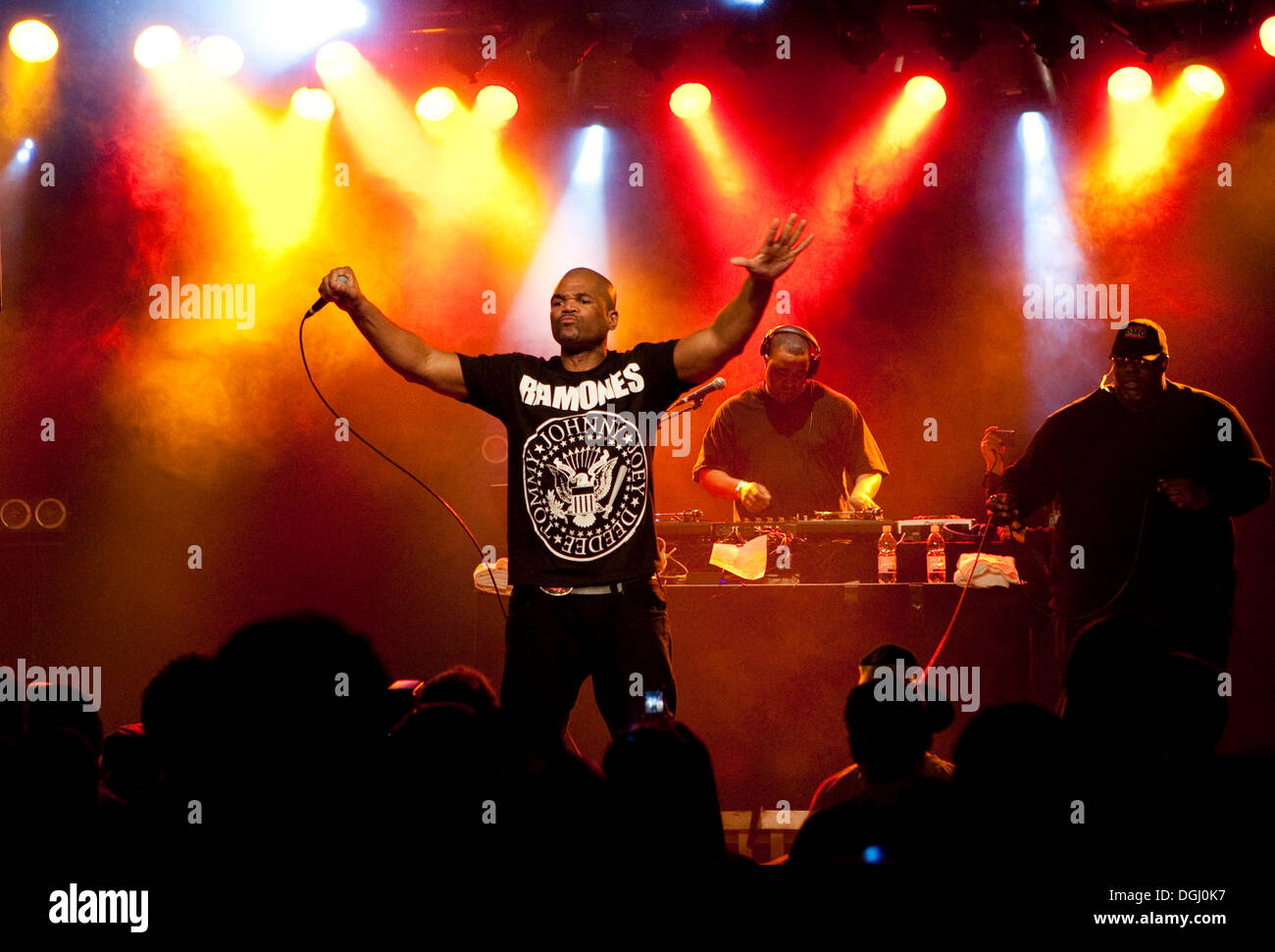 The U.S. hiphop musician Darryl McDaniels aka DMC of RUN DMC, live in