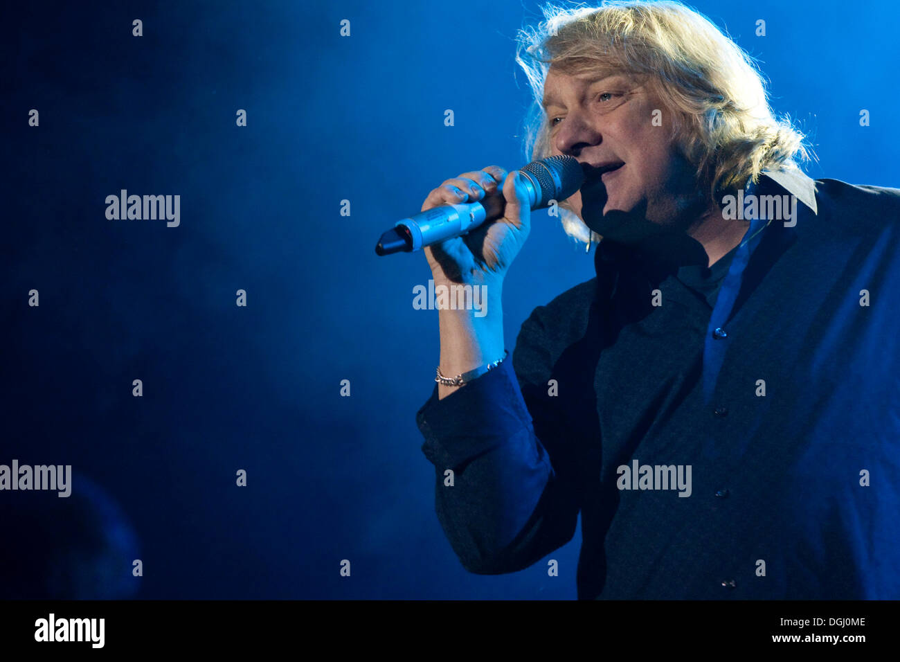 Lou Gramm, singer and frontman of the British-American band Foreigner, live at Rock Meets Classic at the civic hall Sursee Stock Photo