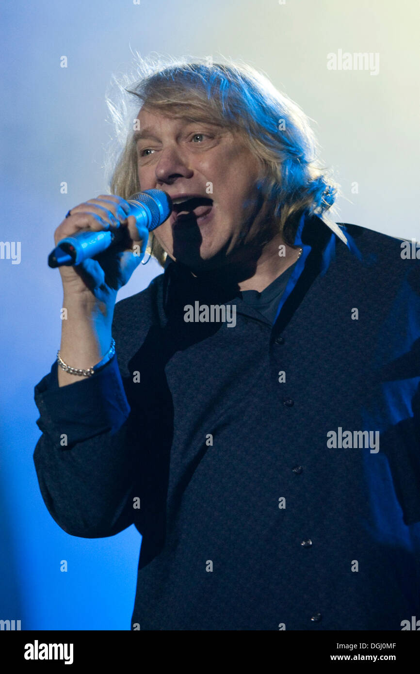 Lou Gramm, singer and frontman of the British-American band Foreigner, live at Rock Meets Classic at the civic hall Sursee Stock Photo