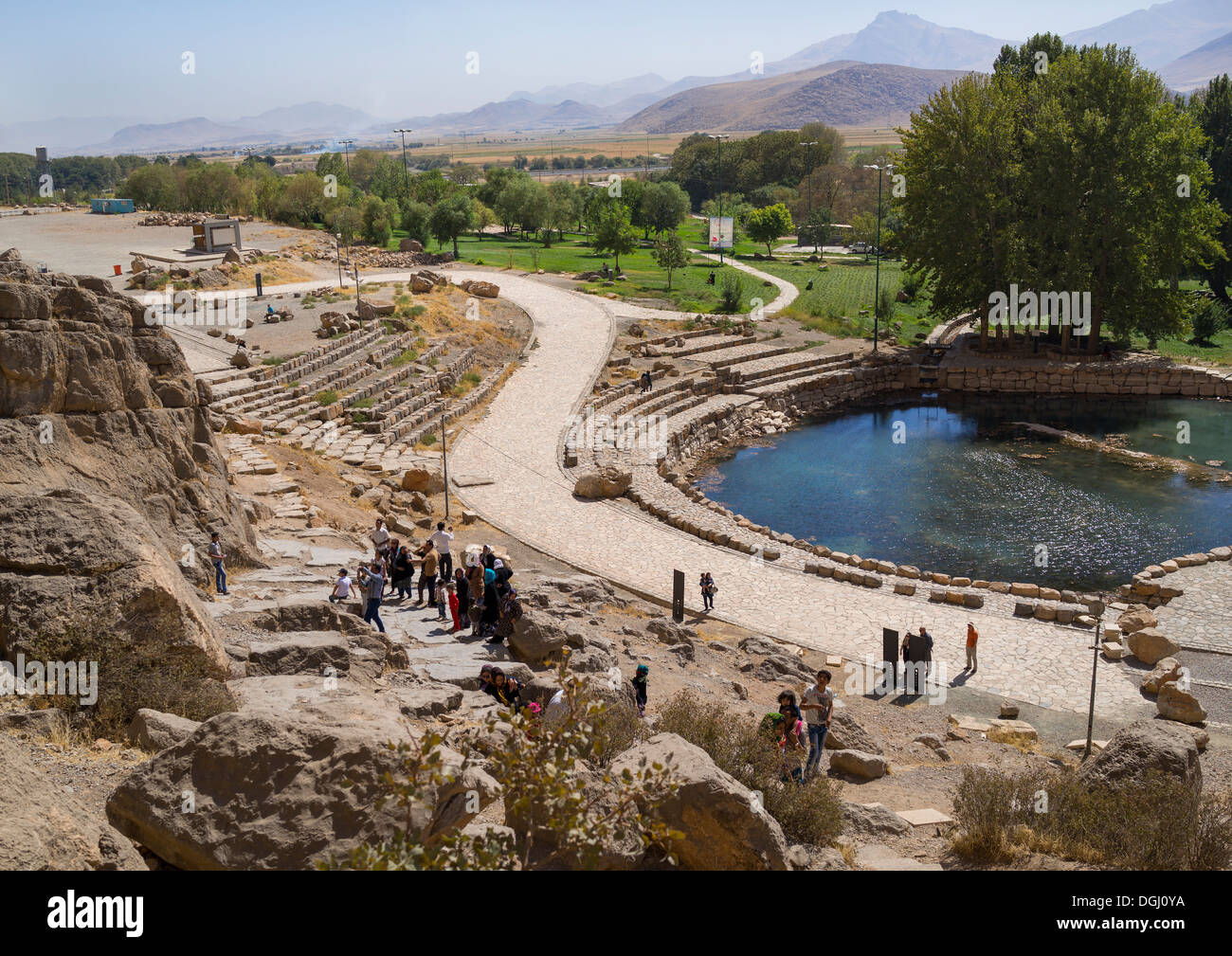 Bisotun Cistern, Iran Stock Photo - Alamy