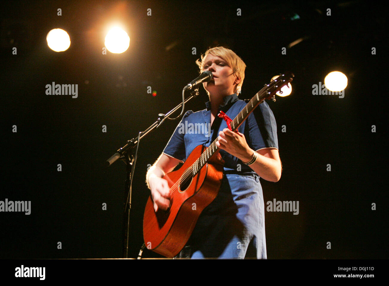 The Norwegian singer and songwriter Ane Brun live in the Schueuer venue ...