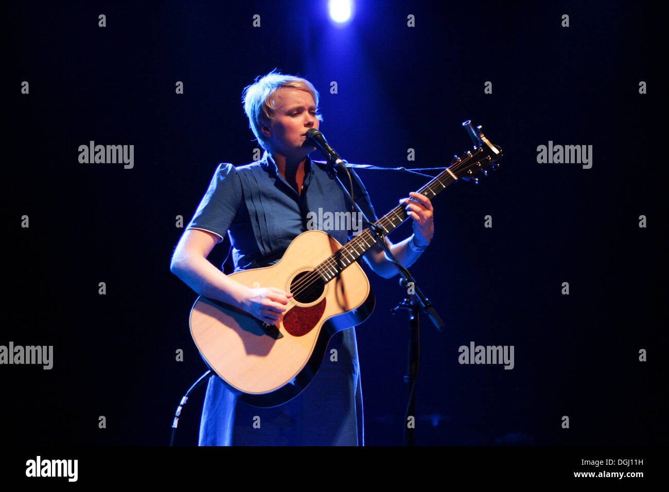 The Norwegian singer and songwriter Ane Brun live in the Schueuer venue ...
