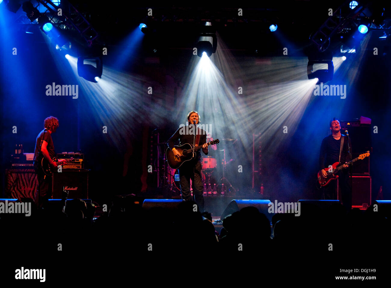 The German punk band Die Schroeders live at the Openquer open air music ...