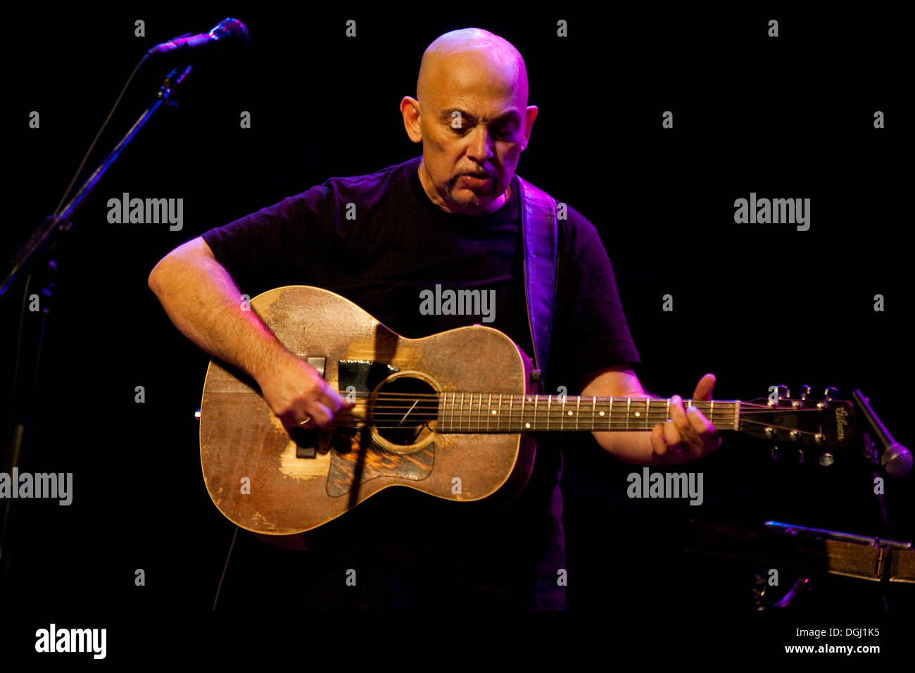 US singer and songwriter Ed Hamell aka Hamell on Trial, live at the Luzernersaal hall of the KKL in Lucerne, Switzerland Stock Photo