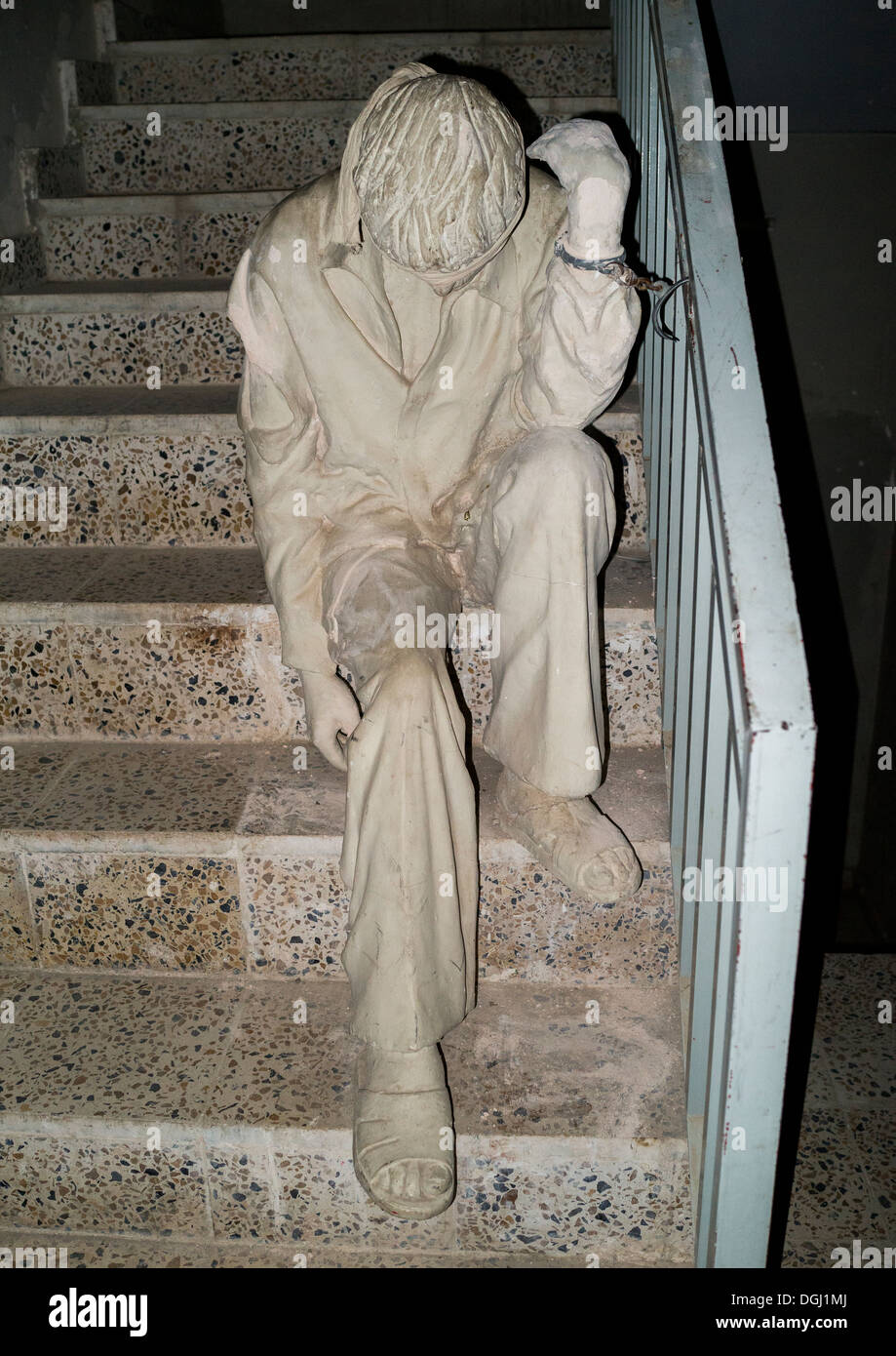 Statue In Amna Sur Museum In The Red Security Building, Suleymanyah, Kurdistan, Iraq Stock Photo
